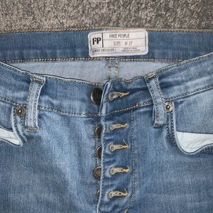 Free People Skinny Jeans with holes